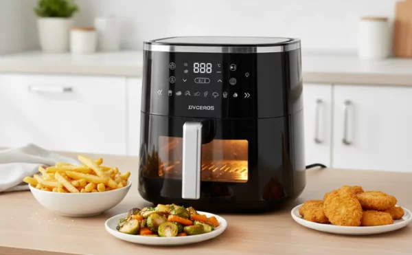 AF700_FOOD-50ko Air Fryer 1600W - Friteuse à air avec fenêtre de cuisson transparente