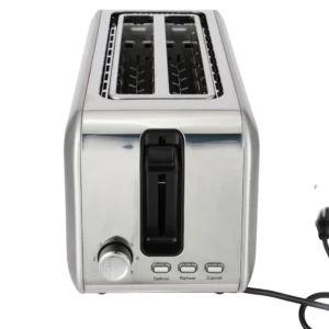 Grille-Pain Extra Large 4 Tranches Inox 1400W