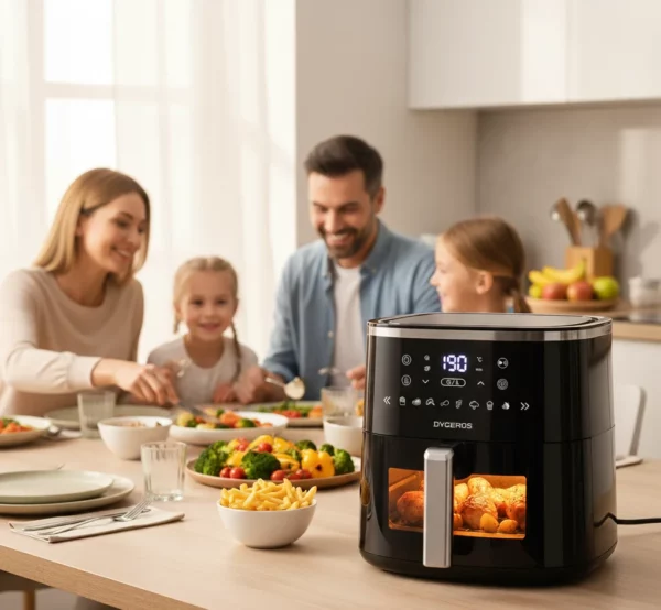 Air_fryer_AF700_Famille_64ko Air Fryer 1600W - Friteuse à air avec fenêtre de cuisson transparente