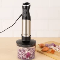 Mixeur plongeant 1000W – Pied en inox amovible, accessoires inclus
