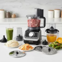 Robot de cuisine multifonctions 1000W – Bol 1.5 L, 2 vitesses + turbo
