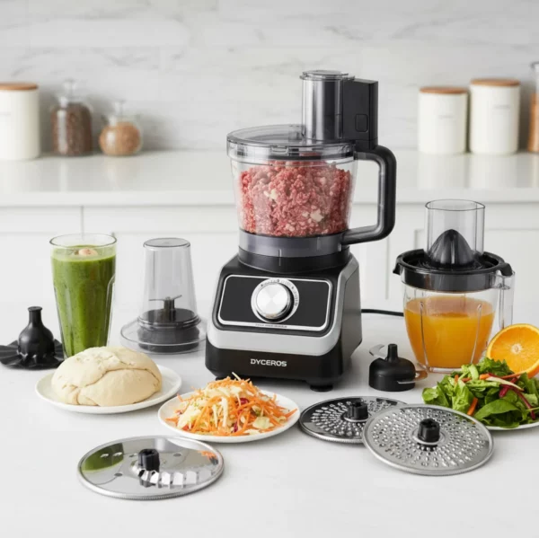 RC700_accessoires_food Robot de cuisine multifonctions 1000W – Bol 1.5 L, 2 vitesses + turbo