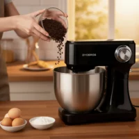 Robot pâtissier 800 W - bol inox 5 L, 6 vitesses + turbo