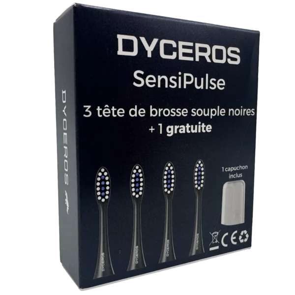 lot_brosses_noir Pack de 4 têtes de Brosse